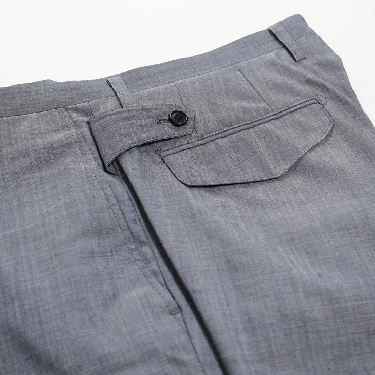 定番カラー無地2色 スリム ノータック 家庭洗濯ＯＫ 「 超細スリム 」  ノータック 洗濯機で洗える パンツ TREBIO 春夏新品 79cm〜94cm |  | 17