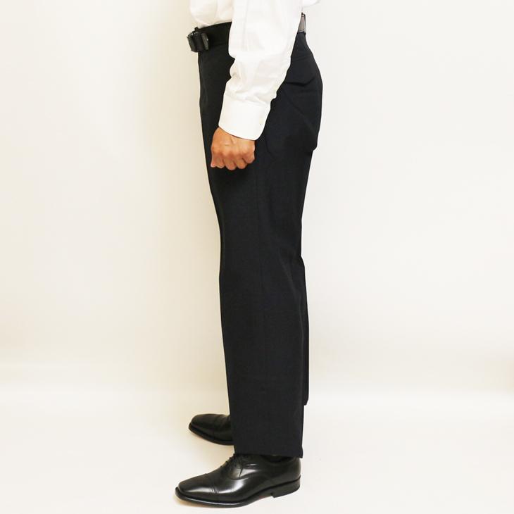 定番カラー無地2色 スリム ノータック 家庭洗濯ＯＫ 「 超細スリム 」  ノータック 洗濯機で洗える パンツ TREBIO 春夏新品 79cm〜94cm |  | 02