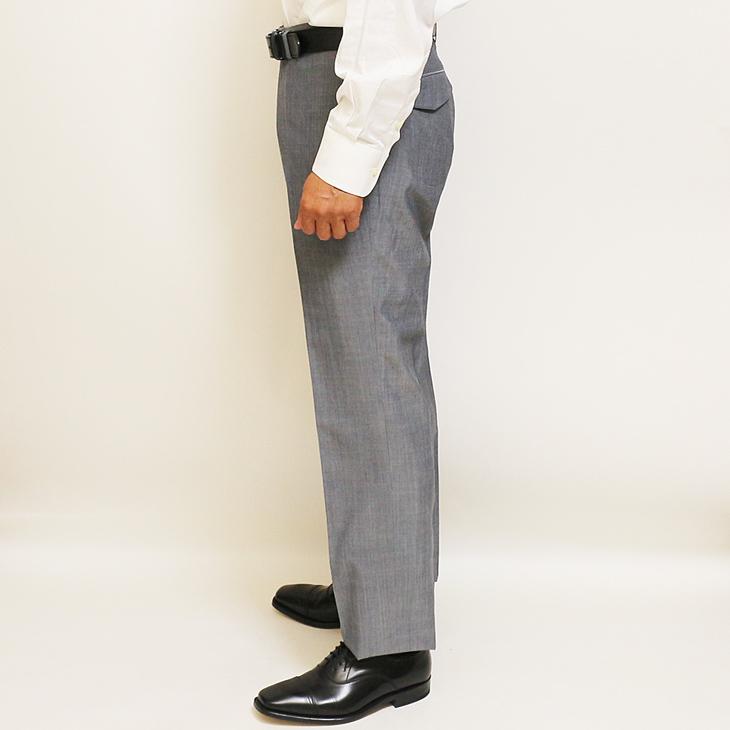 定番カラー無地2色 スリム ノータック 家庭洗濯ＯＫ 「 超細スリム 」  ノータック 洗濯機で洗える パンツ TREBIO 春夏新品 79cm〜94cm |  | 04