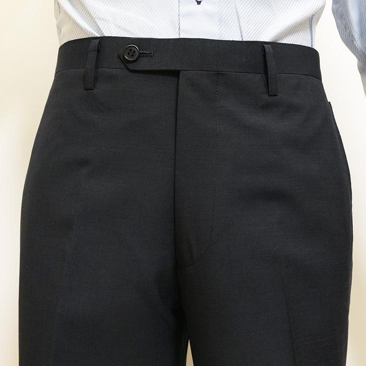 定番カラー無地2色 スリム ノータック 家庭洗濯ＯＫ 「 超細スリム 」  ノータック 洗濯機で洗える パンツ TREBIO 春夏新品 79cm〜94cm |  | 06