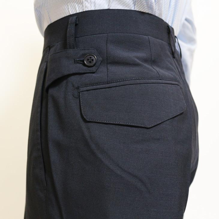 定番カラー無地2色 スリム ノータック 家庭洗濯ＯＫ 「 超細スリム 」  ノータック 洗濯機で洗える パンツ TREBIO 春夏新品 79cm〜94cm |  | 09