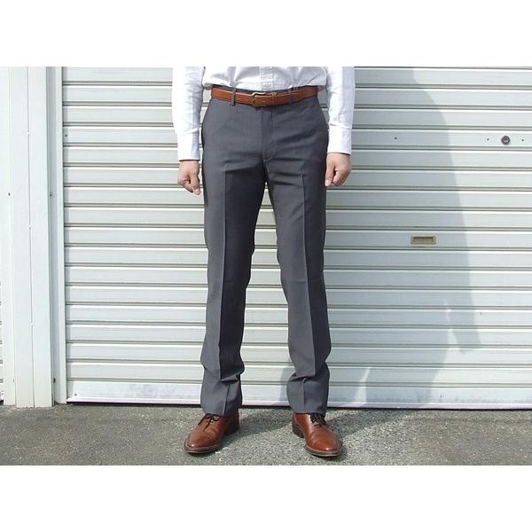 爽快カラー無地2色 スリム ノータック 家庭洗濯ＯＫ 「 超細スリム 」  ノータック ナチュラル・ストレッチ 洗濯機で洗える パンツ TREBIO 春夏新品 76cm〜94cm |  | 01