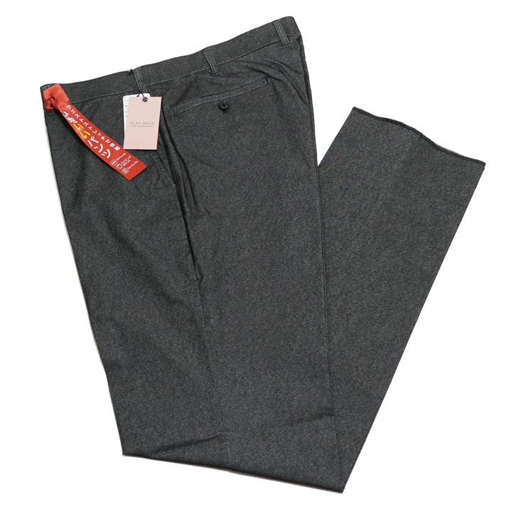 ウエスト100cm以上 大きいサイズ 新品 ビジネス デニム チャコールグレー ストレッチ生地 ゆったり型 |  | 01