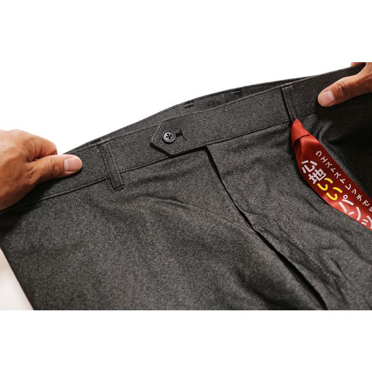 ウエスト100cm以上 大きいサイズ 新品 ビジネス デニム チャコールグレー ストレッチ生地 ゆったり型 |  | 02