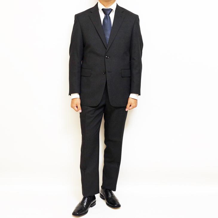 超特価 スーツ メンズ 通年 オールシーズン 新品 灰グレー杢 無地 2つボタン ビジネス スーツ やや細め型 レギュラーモデル (A/BB体) |  | 01
