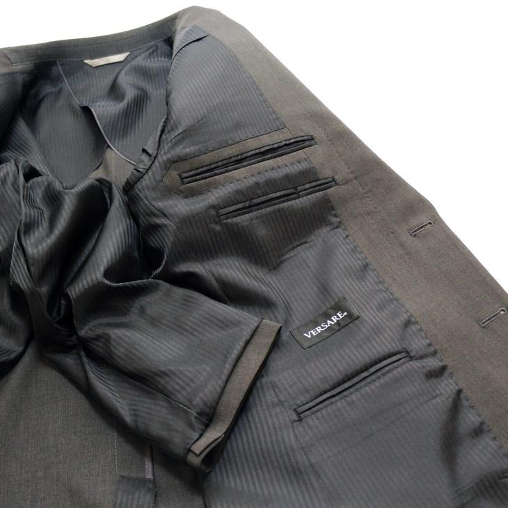 超特価 スーツ メンズ 通年 オールシーズン 新品 灰グレー杢 無地 2つボタン ビジネス スーツ やや細め型 レギュラーモデル (A/BB体) |  | 06