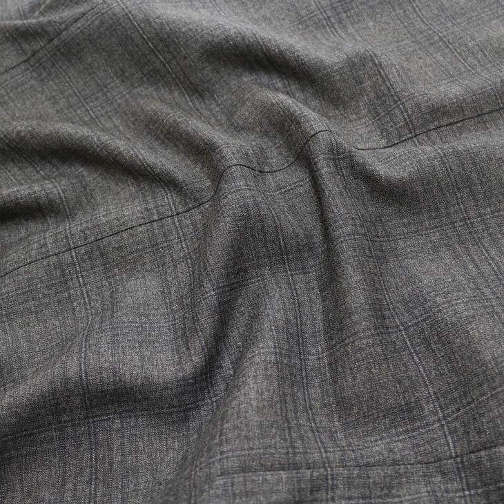 2026年 春夏 新作 スーツ メンズ 新品  Lanificio di pray ラニフィーチョ ディ プライ 灰グレー杢チェック 2つボタン ビジネス スーツ スリム型 (AB体) |  | 13