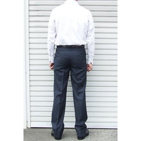 サマーカシミア混２色 ツータック 「 ゆったり定番 」 家庭洗濯ＯＫ 選べる２色（無地）  洗濯機で洗える パンツ PLAY MOLE 春夏新品 |  | 03