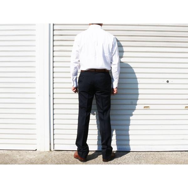 無地2色 ノータック 「やや細めスリム」 洗濯機で洗える パンツ TREBIO 春夏新品 79cm〜94cm 型番MT-12  ビジネス スラックス |  | 03