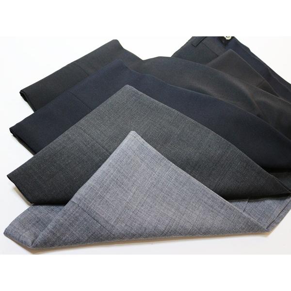 無地2色 ノータック 「やや細めスリム」 洗濯機で洗える パンツ TREBIO 春夏新品 79cm〜94cm 型番MT-12  ビジネス スラックス |  | 05