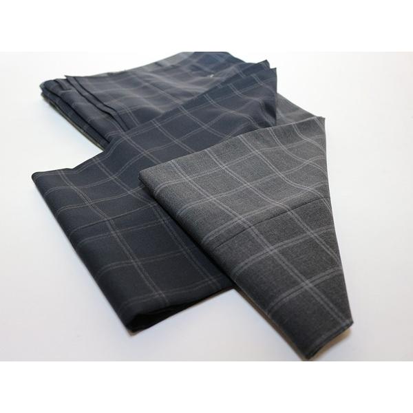 ウインドペン２色 ノータック 「 やや細スリム 」  家庭洗濯ＯＫ チェック 洗濯機で洗える パンツ TREBIO 春夏新品 79cm〜94cm 型番MT-12 |  | 04