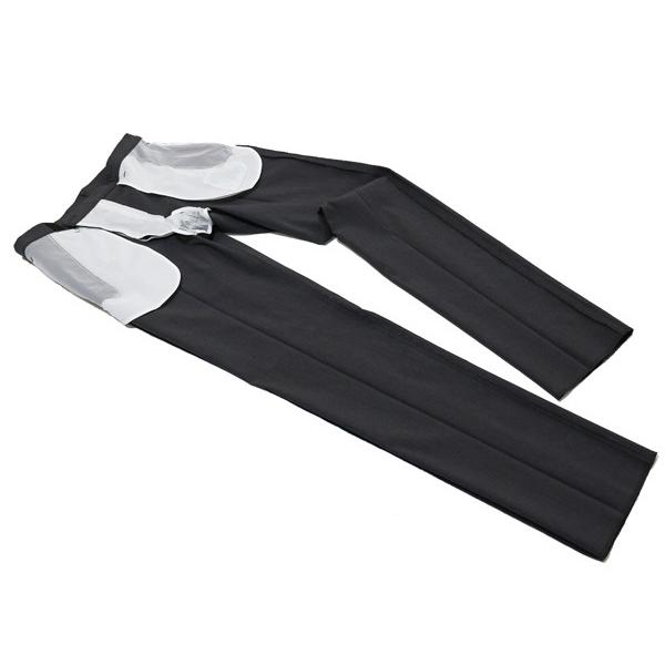 デニム風（刷毛目）２色 ノータック 家庭洗濯ＯＫ 「 やや細スリム 」 選べる２色洗濯機で洗える ノータックパンツ TREBIO 春夏新品 79cm〜94cm 型番MT-12 |  | 04