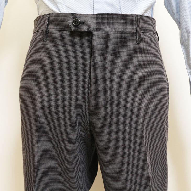 千鳥格子3色 ノータック 家庭洗濯ＯＫ 「 やや細スリム 」 洗濯機で洗える ノータックパンツ TREBIO 春夏新品 79cm〜94cm 型番MT-12 |  | 12