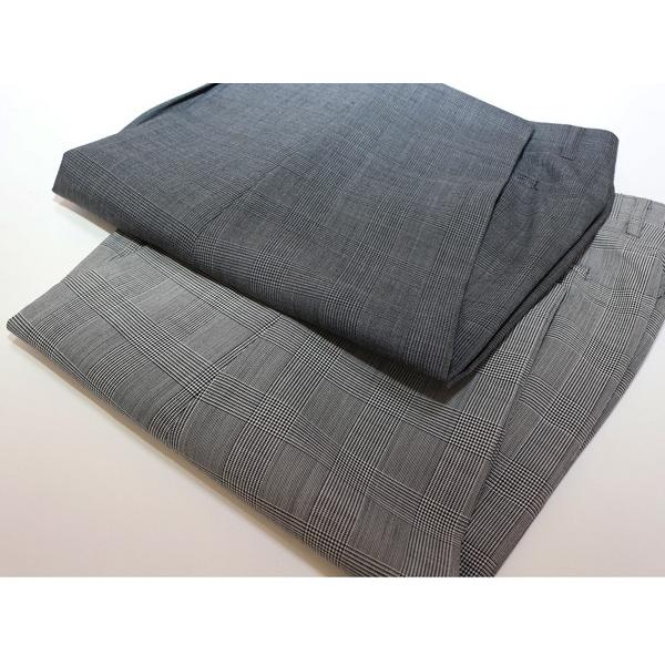 グレンチェック２色 ツータック 家庭洗濯ＯＫ 「 ゆったり定番 」 洗濯機で洗える パンツ PLAY MOLE 春夏新品 79cm〜94cm |  | 02