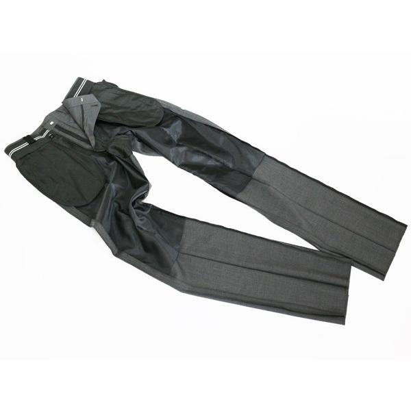 灰、紺、黒無地３色 ツータック 家庭洗濯ＯＫ 「 ゆったり定番 」 洗濯機で洗える パンツ PLAY MOLE 春夏新品 79cm〜94cm |  | 04