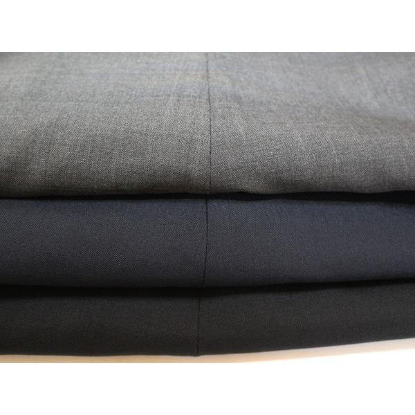 灰、紺、黒無地３色 ツータック 家庭洗濯ＯＫ 「 ゆったり定番 」 洗濯機で洗える パンツ PLAY MOLE 春夏新品 79cm〜94cm |  | 05