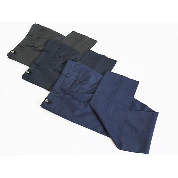 マイクロチェック超小柄３色 ノータック 「 やや細スリム 」 家庭洗濯ＯＫ 洗濯機で洗える パンツ TREBIO 春夏新品 79cm〜94cm 型番MT-12 |  | 04