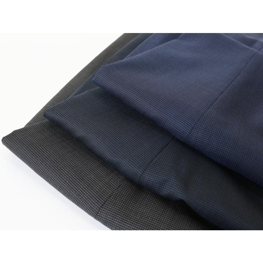 マイクロチェック超小柄３色 ノータック 「 やや細スリム 」 家庭洗濯ＯＫ 洗濯機で洗える パンツ TREBIO 春夏新品 79cm〜94cm 型番MT-12 |  | 05