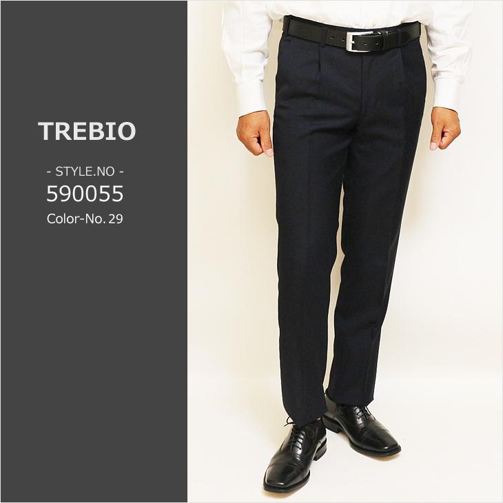 グレー、ネイビー、ブラック 無地３色 クラシコイタリア系 スリム ワンタック 家庭洗濯ＯＫ 洗濯機で洗える パンツ TREBIO 春夏新品 79cm〜94cm |  | 01