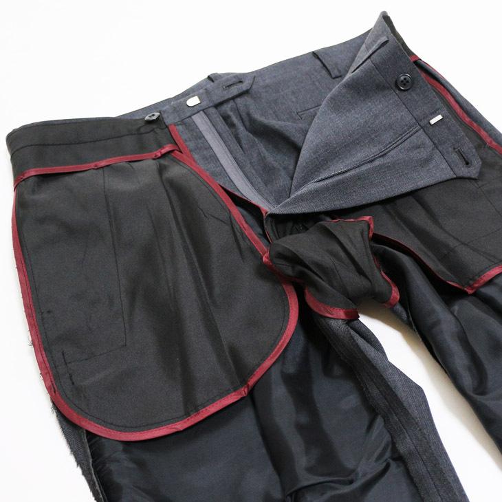 グレー、ネイビー、ブラック 無地３色 クラシコイタリア系 スリム ワンタック 家庭洗濯ＯＫ 洗濯機で洗える パンツ TREBIO 春夏新品 79cm〜94cm |  | 10