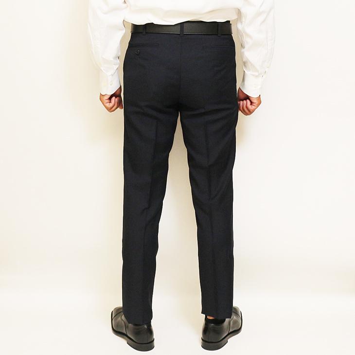 グレー、ネイビー、ブラック 無地３色 クラシコイタリア系 スリム ワンタック 家庭洗濯ＯＫ 洗濯機で洗える パンツ TREBIO 春夏新品 79cm〜94cm |  | 12