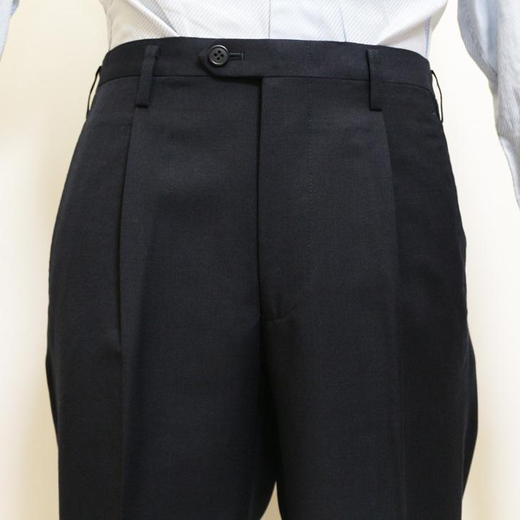グレー、ネイビー、ブラック 無地３色 クラシコイタリア系 スリム ワンタック 家庭洗濯ＯＫ 洗濯機で洗える パンツ TREBIO 春夏新品 79cm〜94cm |  | 13
