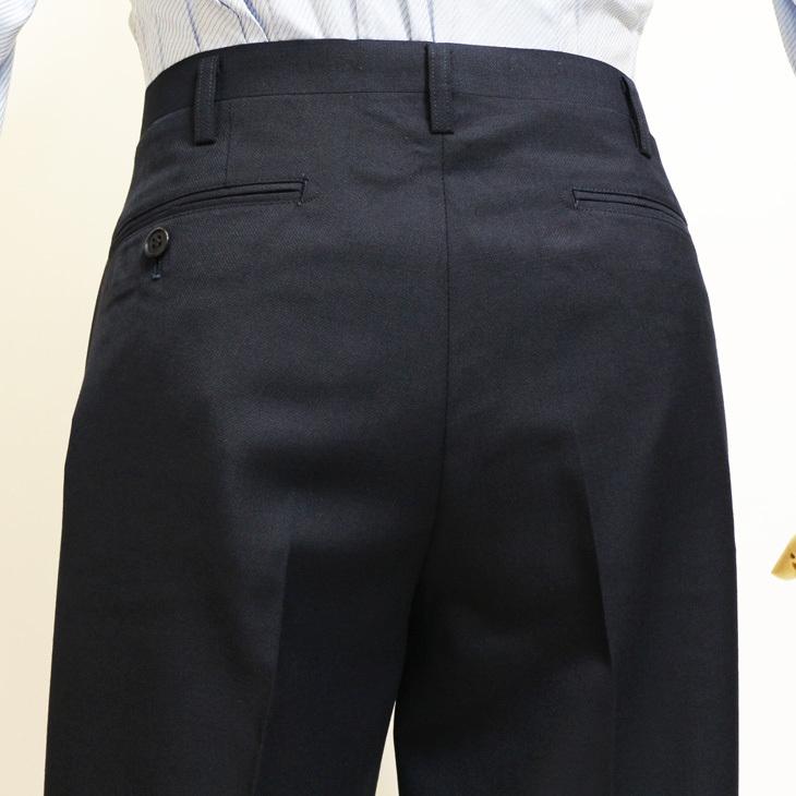 グレー、ネイビー、ブラック 無地３色 クラシコイタリア系 スリム ワンタック 家庭洗濯ＯＫ 洗濯機で洗える パンツ TREBIO 春夏新品 79cm〜94cm |  | 14