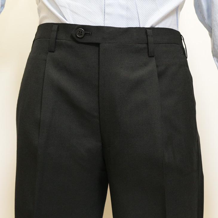 グレー、ネイビー、ブラック 無地３色 クラシコイタリア系 スリム ワンタック 家庭洗濯ＯＫ 洗濯機で洗える パンツ TREBIO 春夏新品 79cm〜94cm |  | 18