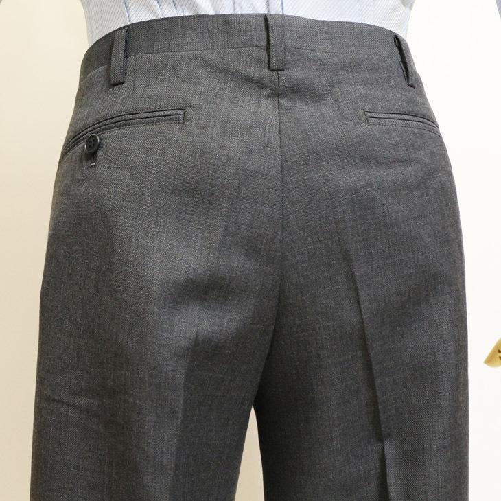 グレー、ネイビー、ブラック 無地３色 クラシコイタリア系 スリム ワンタック 家庭洗濯ＯＫ 洗濯機で洗える パンツ TREBIO 春夏新品 79cm〜94cm |  | 09