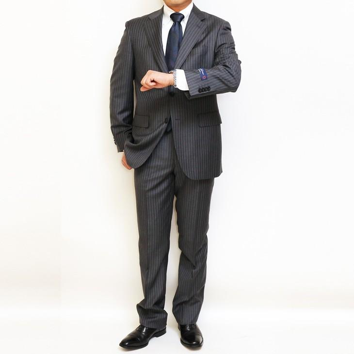 Ermenegildo Zegna ビジネススーツ グレー ストライプ