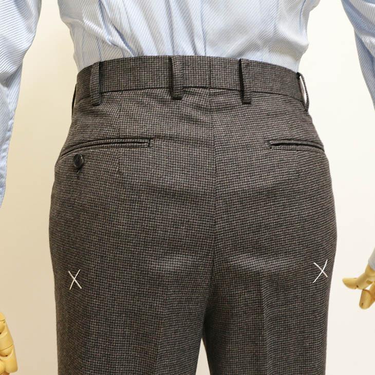 スーツ メンズ 2023-24 新作 秋冬 伊 canonico カノニコ Super120s 淡茶ベージュ杢 千鳥格子 フルOP並 2つボタン ビジネス スーツ (AB体) YJP |  | 12