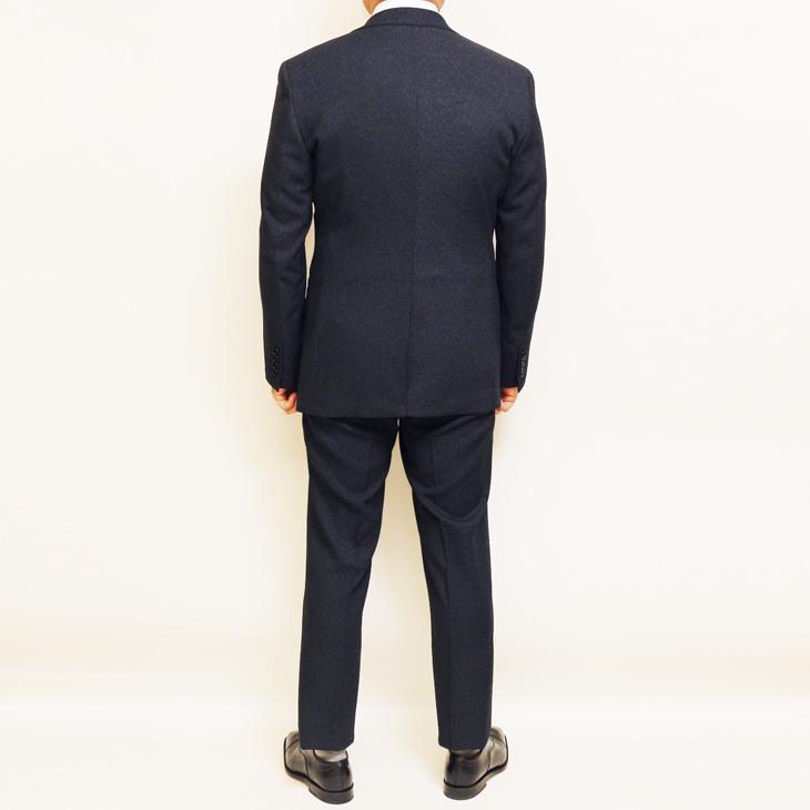 ちょっと訳アリ品 スーツ メンズ 春秋冬 VERSARE 新品 濃紺ネイビー杢 小柄 2つボタン ビジネス ノータック スーツ やや細め型 レギュラーモデル (A/AB/BB体) |  | 04