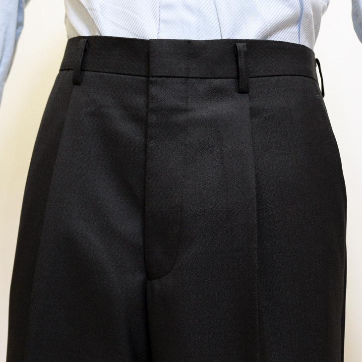 スーツ メンズ 2020-21 新作 秋冬 伊 カノニコ Super100s 濃紺ネイビー杢＋織柄=無地系 2つボタン ビジネス スーツ (A/AB体) J07-2B やや細め |  | 09