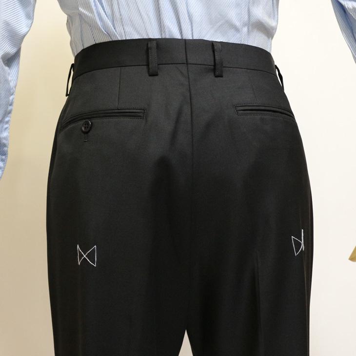 スーツ メンズ 2020-21 新作 秋冬 伊 カノニコ Super100s 黒っぽい 濃紺ネイビー無地 2つボタン ビジネス スーツ (A/AB体) J07-2B やや細め |  | 11