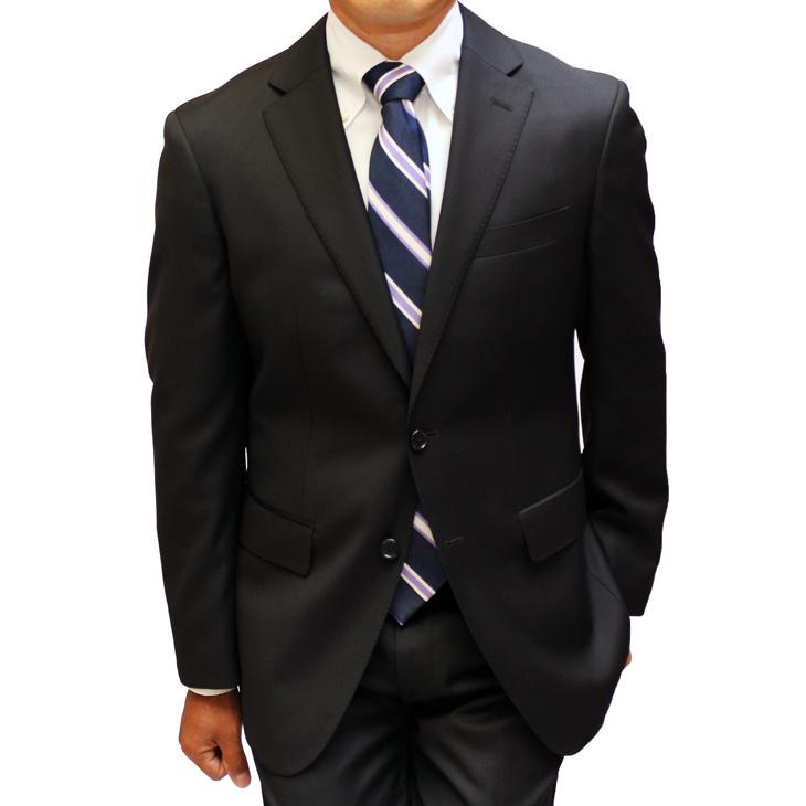 スーツ メンズ 2020-21 新作 秋冬 伊 カノニコ Super100s 黒っぽい 濃紺ネイビー無地 2つボタン ビジネス スーツ (A/AB体) J07-2B やや細め |  | 04