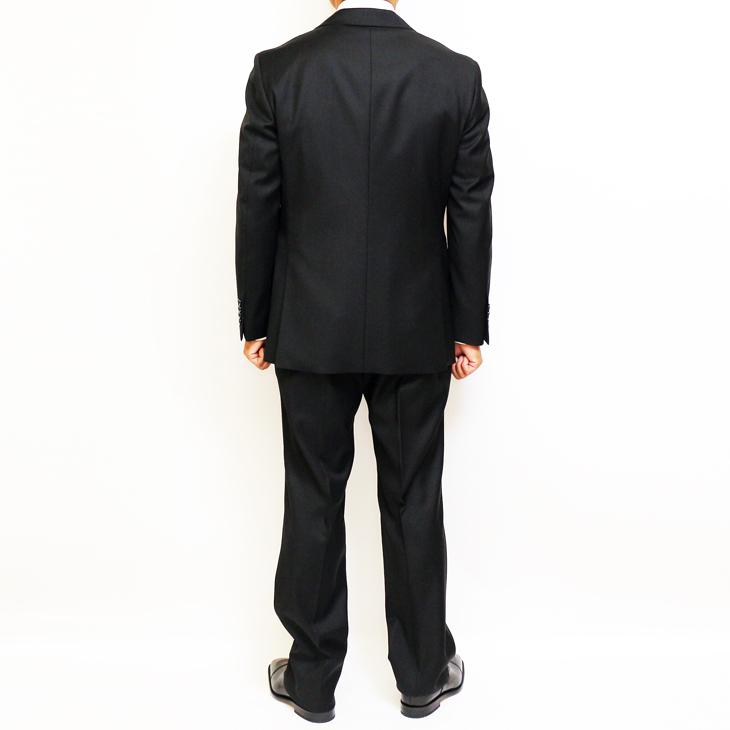 スーツ メンズ 2020-21 新作 秋冬 伊 カノニコ Super100s 黒っぽい 濃紺ネイビー無地 2つボタン ビジネス スーツ (A/AB体) J07-2B やや細め |  | 05