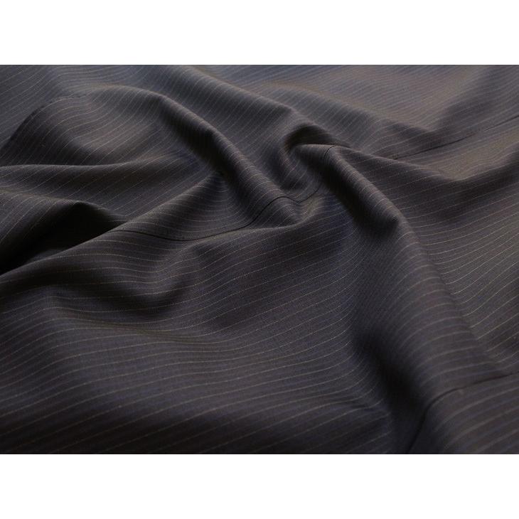 スーツ メンズ 2018-19 新作 秋冬 伊 REDA レダ Super110s 濃紺ネイビー オルタネイトストライプ フルOP並 2つボタン  (BB体) ゆったりめ vr.1042b |  | 12