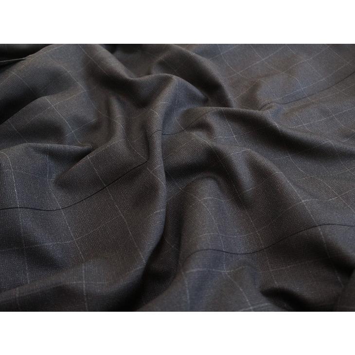 スーツ メンズ 2018-19 新作 秋冬 伊 REDA レダ Super110s 濃紺ネイビー杢 さりげないウインドペン フルOP並 2つボタン  (A体) やや細め ST-DAIB |  | 14