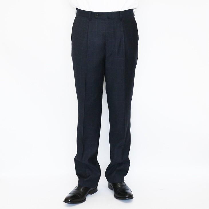 スーツ メンズ 2018-19 新作 秋冬 伊 REDA レダ Super110s 濃紺ネイビー杢 さりげないウインドペン フルOP並 2つボタン  (A体) やや細め ST-DAIB |  | 06