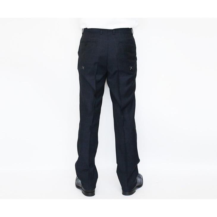 スーツ メンズ 2018-19 新作 秋冬 伊 REDA レダ Super110s 濃紺ネイビー杢 さりげないウインドペン フルOP並 2つボタン  (A体) やや細め ST-DAIB |  | 07