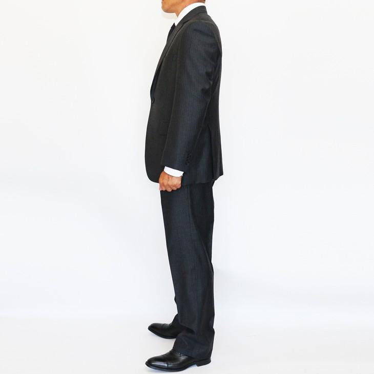 スーツ メンズ 2018-19 新作 秋冬 ロロピアーナ Super130s SOFT TOUCH セミミルド素材 フルOP並 2つボタン　ビジネススーツ (AB体) ST-DAIB | Loro Piana | 09