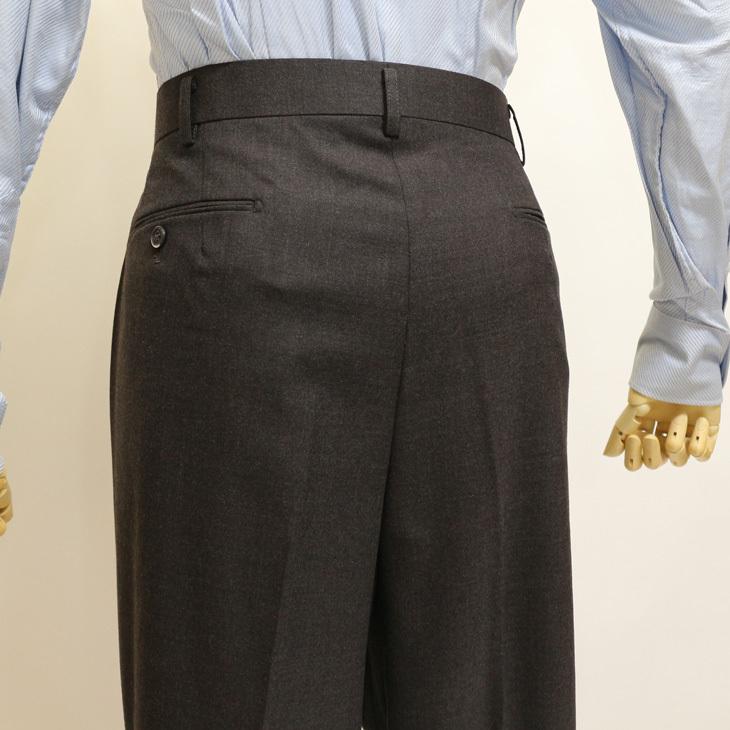 大きいサイズ メンズ スーツ 新品 秋冬 ブラウン（茶）×グレー（灰）＝中間色 ３つボタン段返り ベスト パンツ２本付き 4ピース ビジネス スーツ |  | 11
