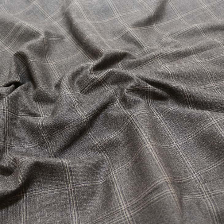 大きいサイズ メンズ スーツ 新品 秋冬 グレー ベージュ杢 チェック柄 ３つボタン段返り ベスト パンツ２本付き 4ピース ビジネス スーツ |  | 13