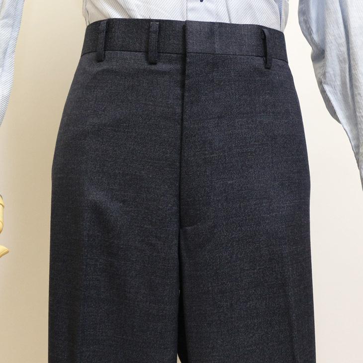 【最終売尽】大きいサイズ メンズ スーツ 新品 秋冬 ネイビー杢 無地系 ３つボタン段返り ベスト パンツ２本付き 4ピース ビジネス スーツ |  | 10