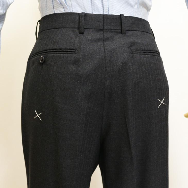 スーツ メンズ 新品 春夏 西川毛織 Super100s 灰グレー杢 織柄 ナチュラルストレッチ フルOP並 2つボタン ビジネス ゆったり型 (A/AB体) vr.1042b |  | 13