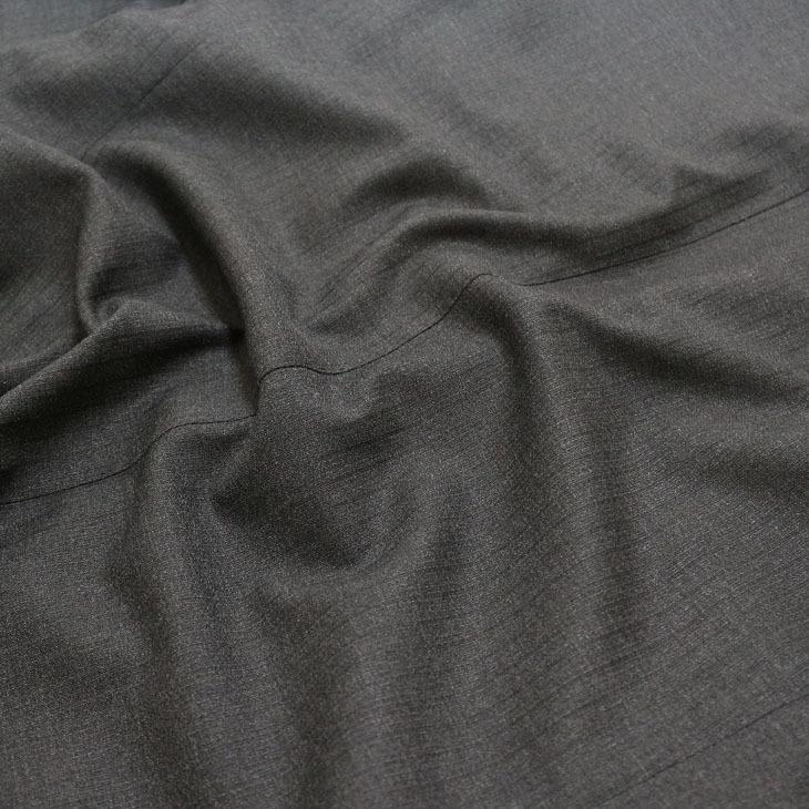 スーツ メンズ 新品 春夏 西川毛織 Super100s 灰グレー杢 織柄 ナチュラルストレッチ フルOP並 2つボタン ビジネス ゆったり型 (A/AB体) vr.1042b |  | 16