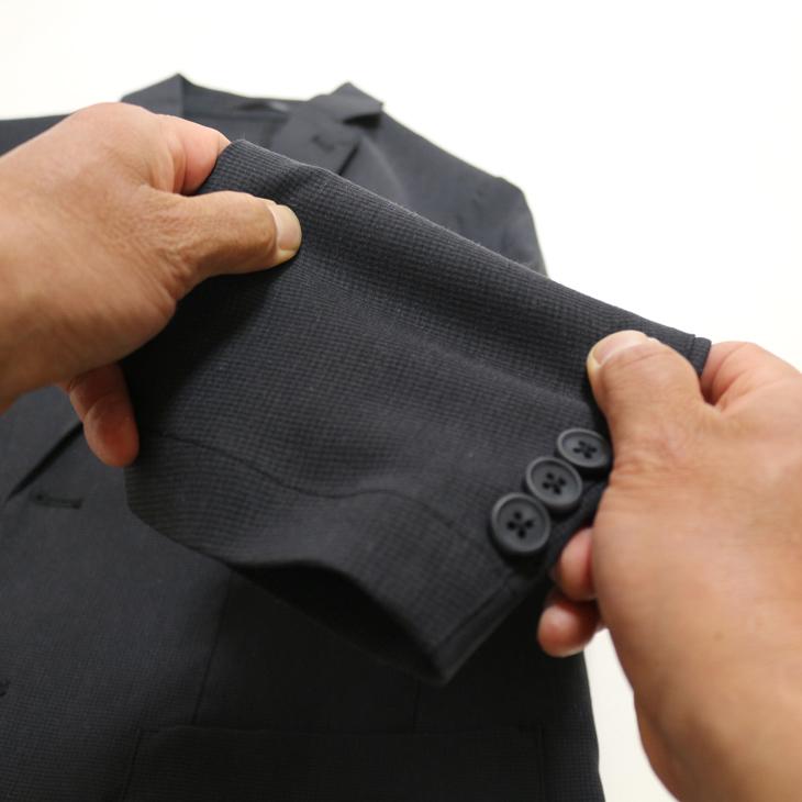 SALE 春夏 新作 PLAY MOLE ビジカジ セットアップ スーツ 麻混 グレー小柄 ストレッチ生地 パンツウエスト3cm以上ストレッチ 仕事 ゴルフ 普段着 洗濯OK |  | 10