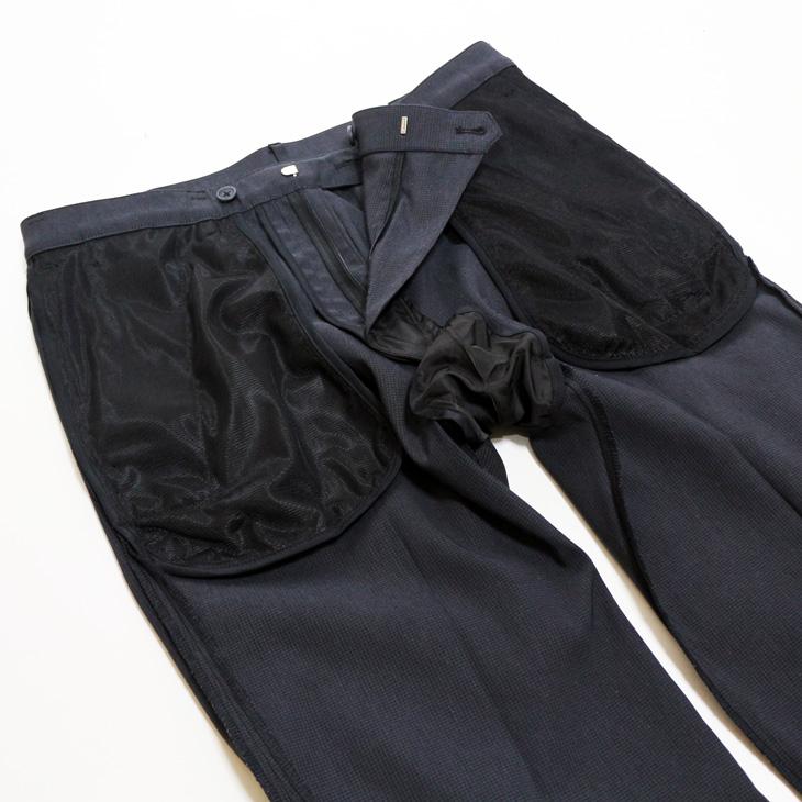 SALE 春夏 新作 PLAY MOLE ビジカジ セットアップ スーツ 麻混 グレー小柄 ストレッチ生地 パンツウエスト3cm以上ストレッチ 仕事 ゴルフ 普段着 洗濯OK |  | 15