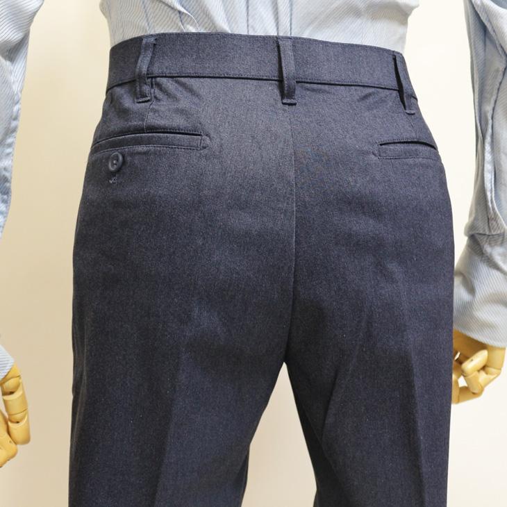 2025 春夏 新作 PLAY MOLE ビジカジ セットアップ スーツ デニム調 ネイビーブルー ストレッチ生地 パンツウエスト3cm以上ストレッチ 仕事 ゴルフ 普段着 洗濯OK |  | 16