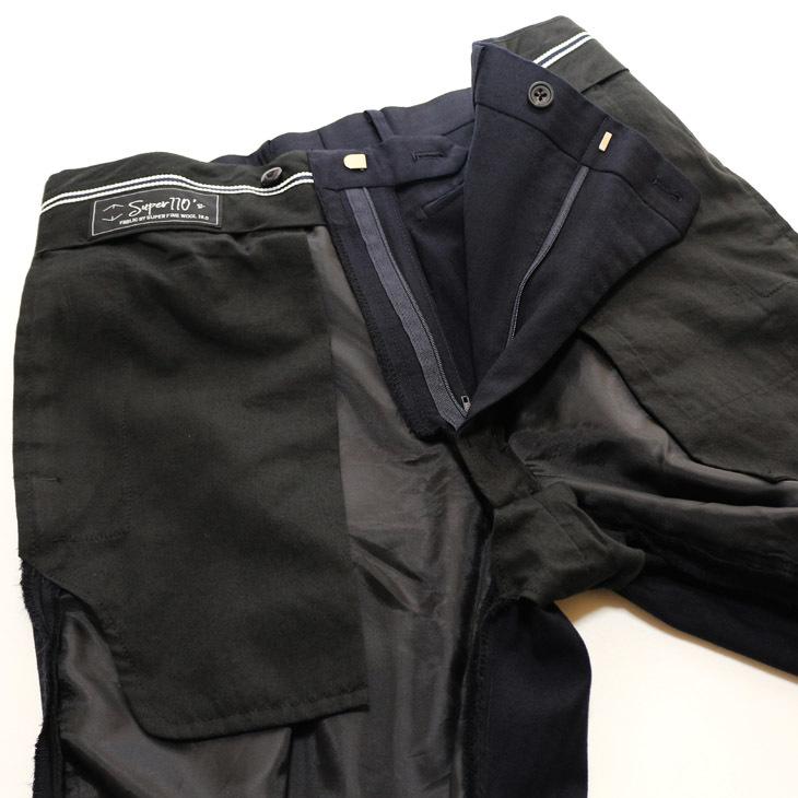 日本製 レギュラー型 スーツ メンズ 新品 秋冬 西川毛織 Super110s 濃紺ネイビー 杉綾織 ナチュラルストレッチ 2つボタン ビジネス スーツ (A/AB体) |  | 14